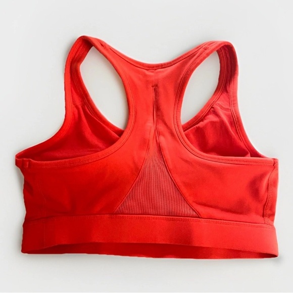 Reebok Bra Womens Large Sports Racerback Logo  Athletic Red Size Small - Picture 2 of 9